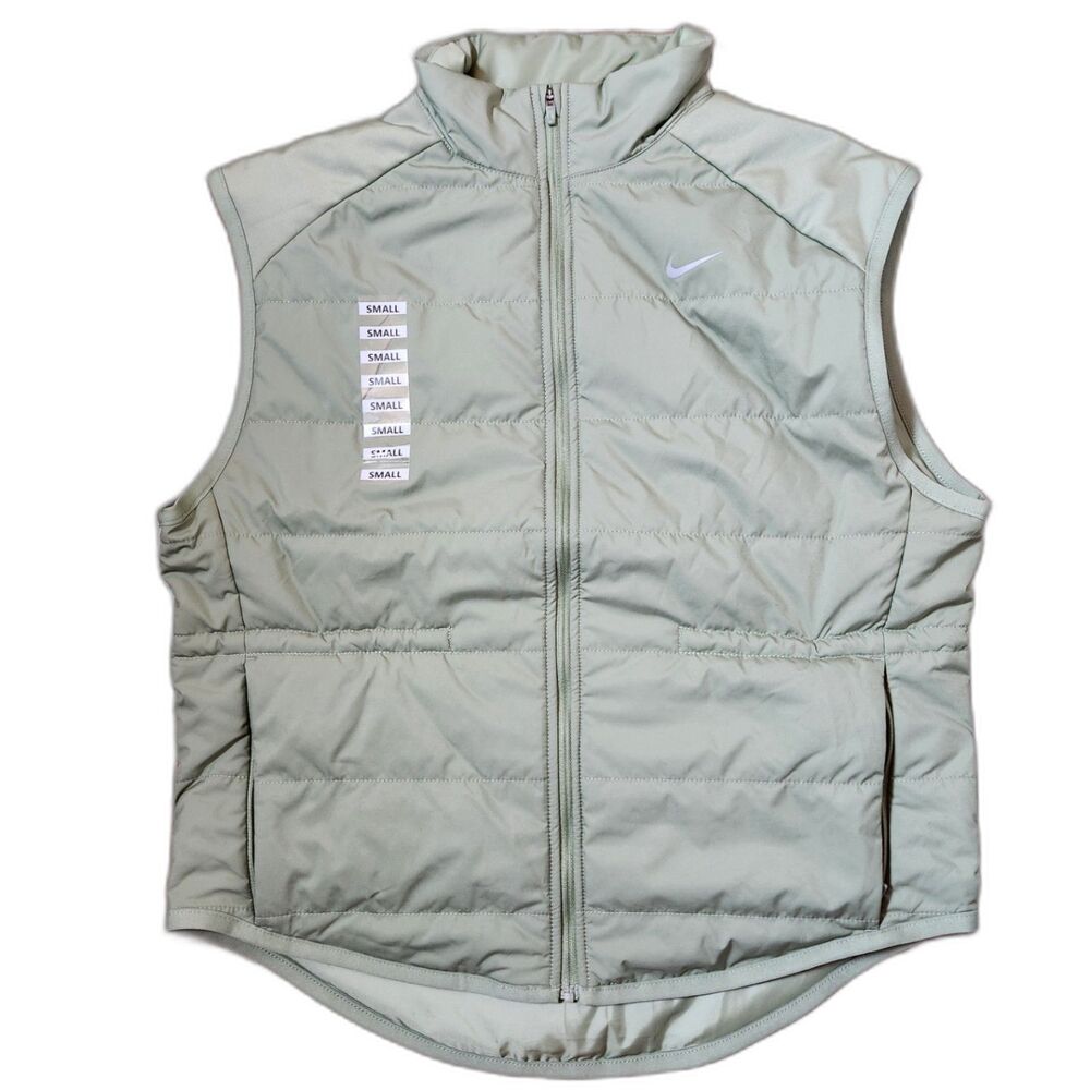 Nike Swift Therma‑Fit Running Vest Women’s Small Oil Green
